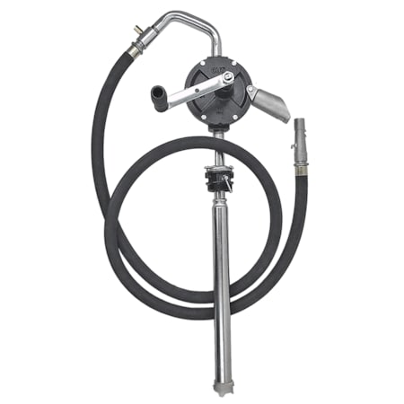American Forge & Foundry FM Approved Rotary Fuel Pump and 8ft Anti-Static Hose with Non-Sparking Nozzle 8210